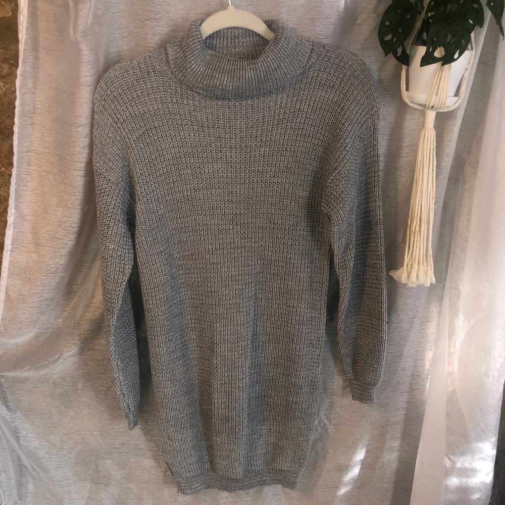 Boohoo Turtle Neck Sweater Dress